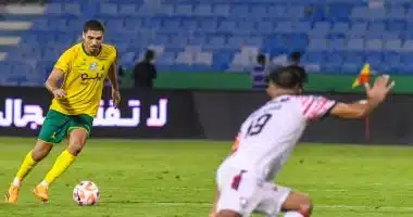 (1-2) نار نار : – نتيجة مباراة الخليج والهلال اليوم | الاستحواذ 60 % لصالح الزعيم