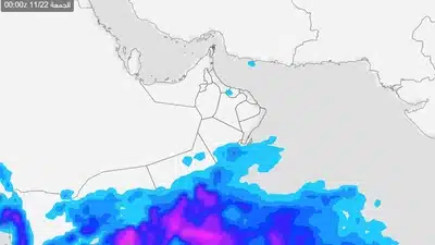 سلطنة عُمان | تيارات رطبة تجلب الأمطار المحافظات في هذا الموعد .. اليكم التفاصيل