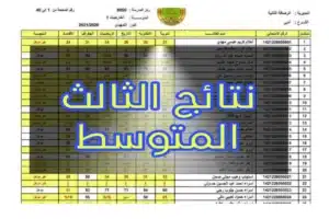 وزارة التربية العراقية تعلن نتائج الثالث المتوسط 2025 الدور الأول