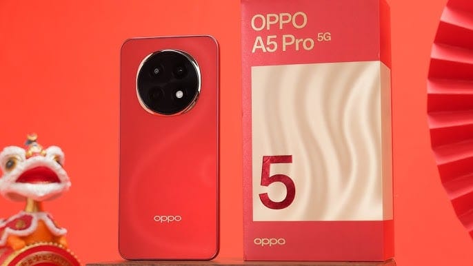 أوبو تكشف عن هاتف Oppo A5 Pro الجديد: بطارية عملاقة وأحدث أندرويد 15 – سعر ومواصفات